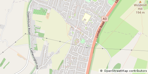 Map of Waterlooville, Hampshire