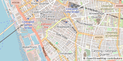 Map of Liverpool