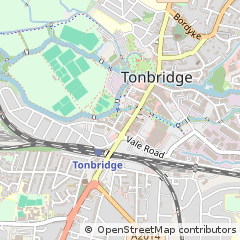 Map of Tonbridge, Kent