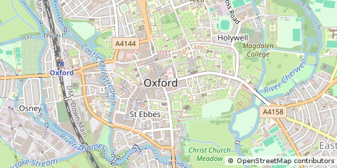 Map of Oxford