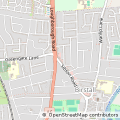 Map of Leicester