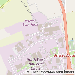 Map of Peterlee, County Durham