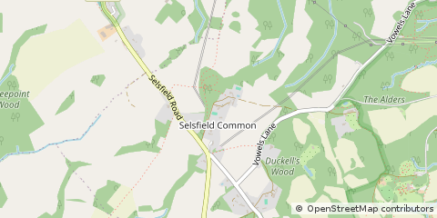 Map of West Sussex