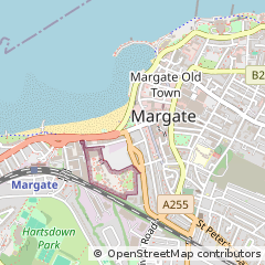 Map of Margate, Kent