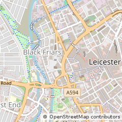 Map of Leicester