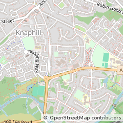 Map of Woking, Surrey