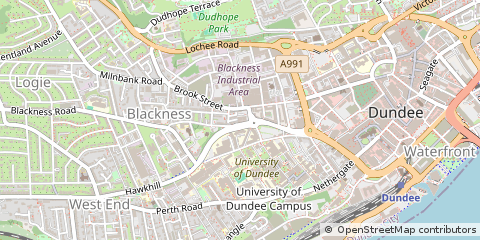 Map of Dundee