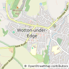 Map of Wotton-Under-Edge, Gloucestershire