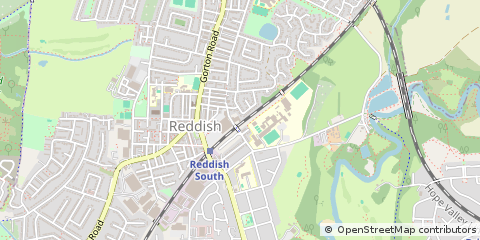 Map of Stockport, Cheshire