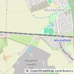 Map of Leeds, West Yorkshire