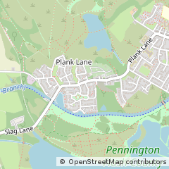 Map of Leigh, Lancashire
