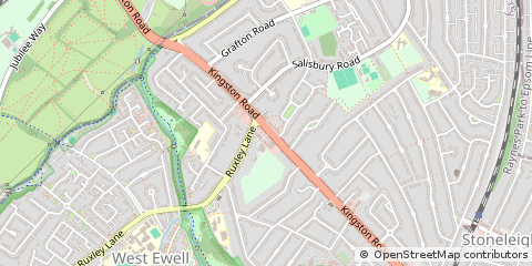 Map of Surrey