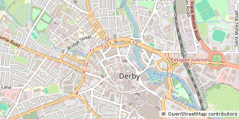 Map of Derby