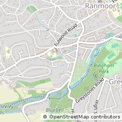 Map of Sheffield