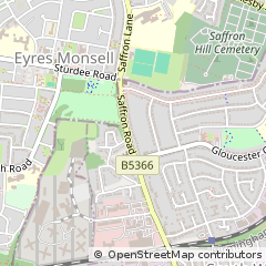 Map of Wigston, Leicestershire