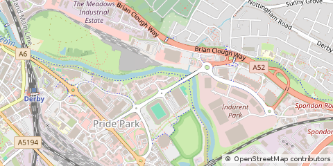 Map of Derby
