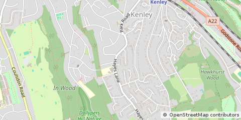 Map of Kenley