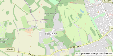 Map of Caterham, Surrey