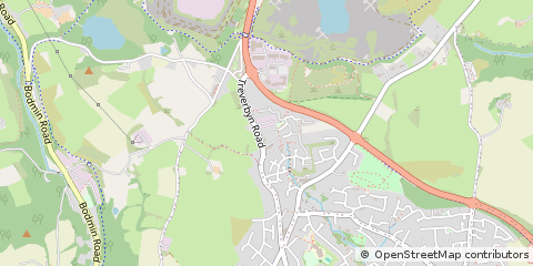 Map of ST. Austell, Cornwall