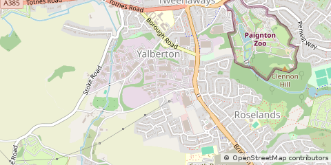 Map of Paignton, Devon