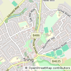 Map of Tring, Herts