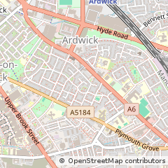 Map of Manchester