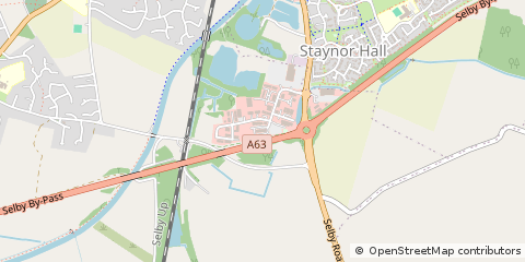 Map of Selby, North Yorkshire