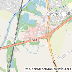 Map of Selby, North Yorkshire