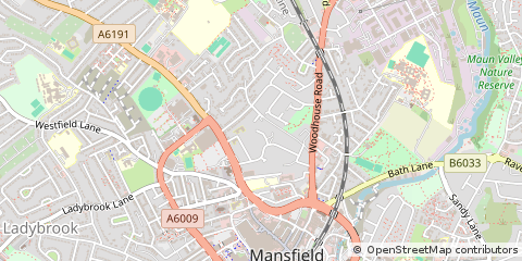 Map of Mansfield