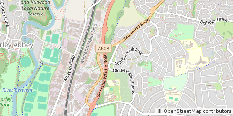 Map of Derby, Derbyshire