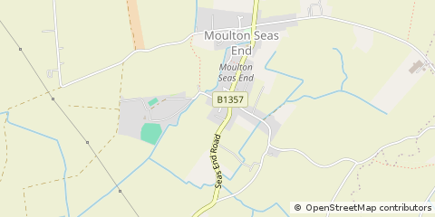 Map of Moulton Seas END, Lincolnshire