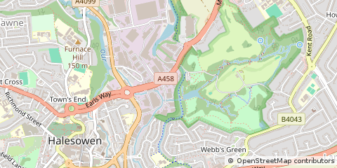 Map of West Midlands