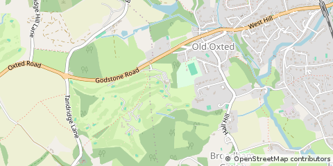 Map of Surrey