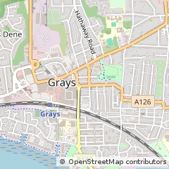 Map of Grays, Essex