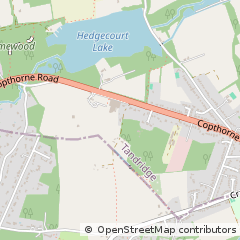 Map of East Grinstead, Surrey