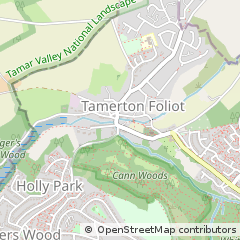 Map of Plymouth, Devon