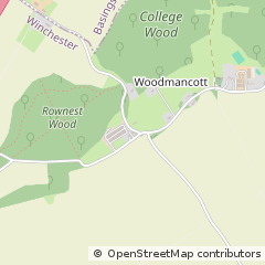 Map of Winchester, Hampshire