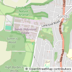Map of High Wycombe, Buckinghamshire