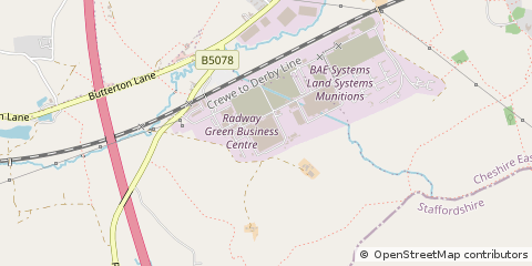 Map of Crewe