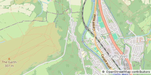 Map of Cardiff