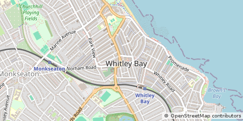 Map of Whitley BAY