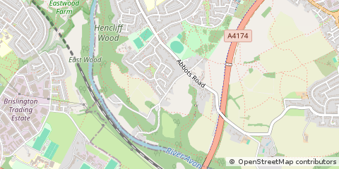 Map of Bristol, Avon