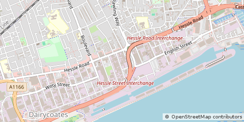 Map of Hull, East Yorkshire