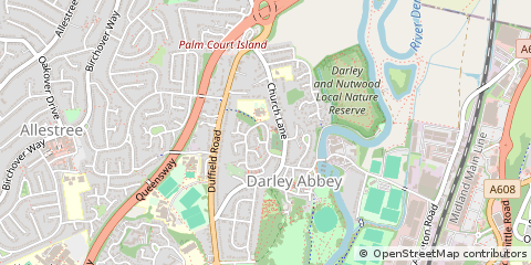 Map of Derby