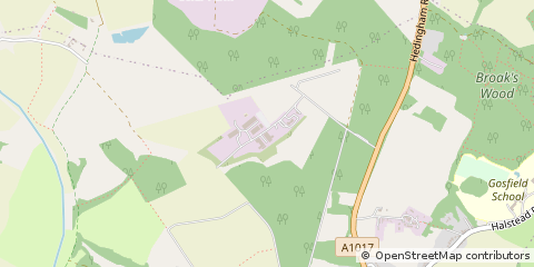 Map of Halstead, Essex