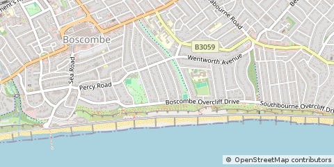 Map of Bournemouth