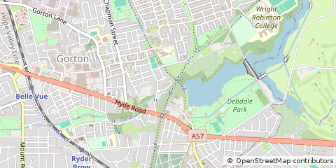 Map of Manchester