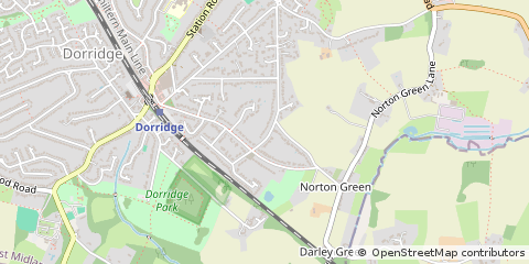 Map of Solihull
