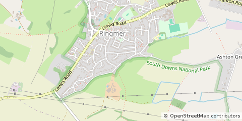 Map of Eastbourne