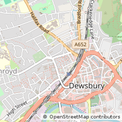 Map of Dewsbury
